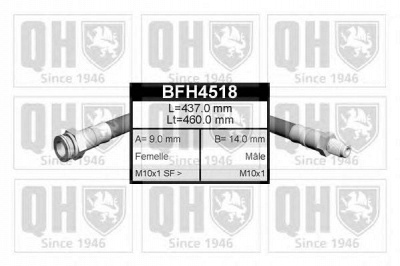 QUINTON HAZELL bfh4518 -  Тормозной шланг